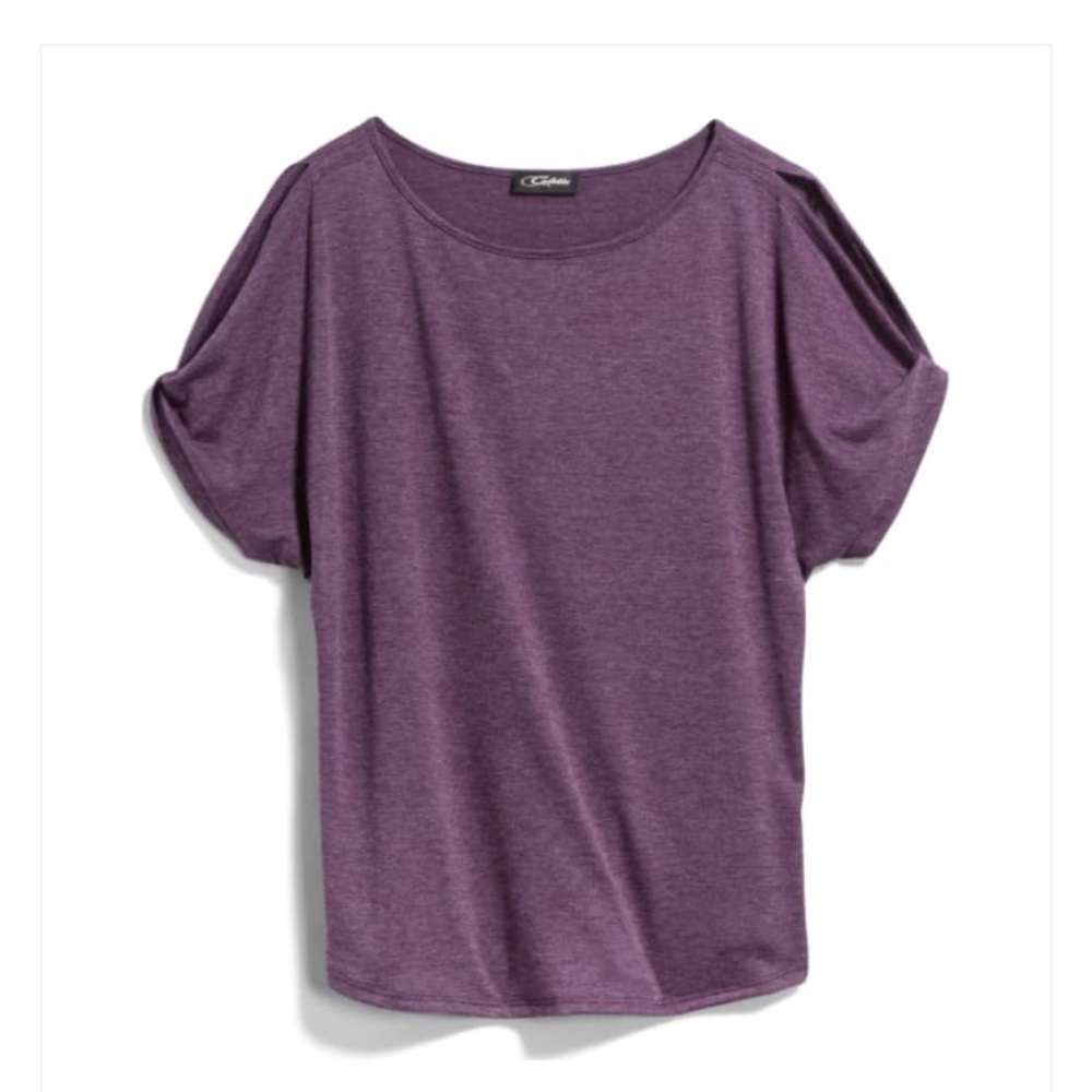 Open shoulder knit top